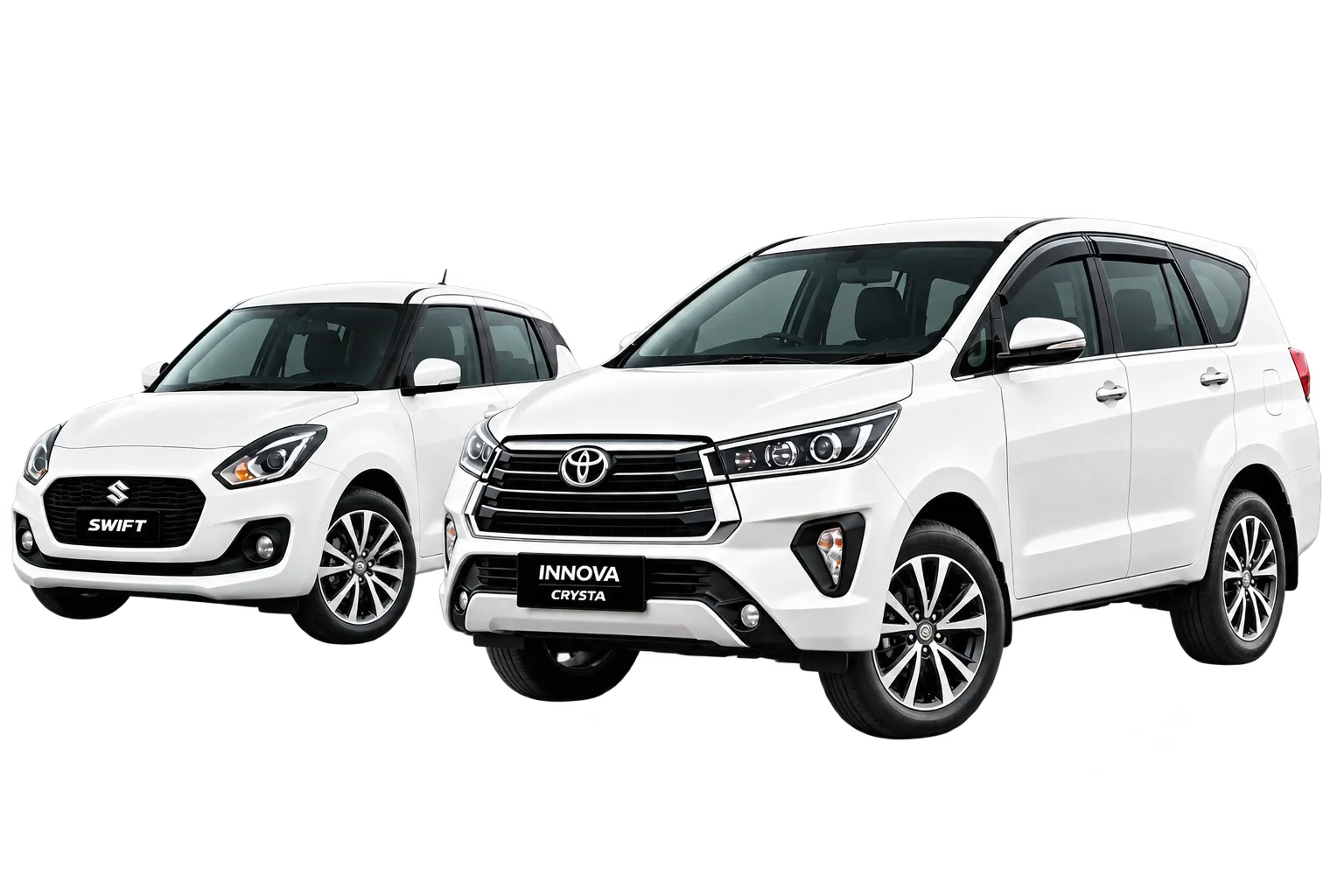KP Travels Pune to Mumbai cab fleet: Swift, Innova Crysta and Ertiga